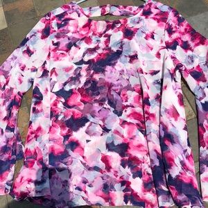 Jennifer Lopez Ruffled Sleeve Blouse M